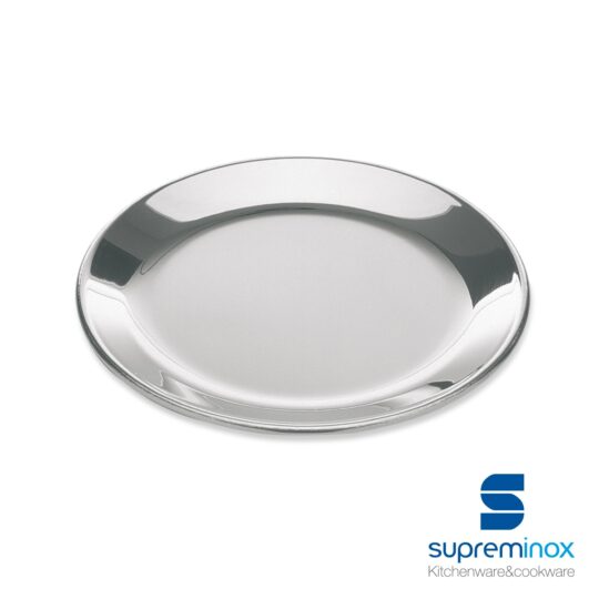 Bandeja cambio inox redondo 13cm