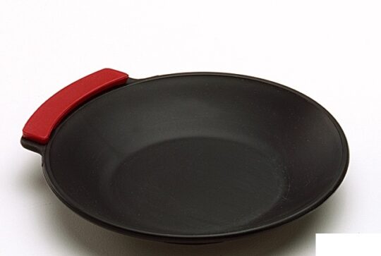 Bandeja cambio plastico redondo c/pinza 10uds