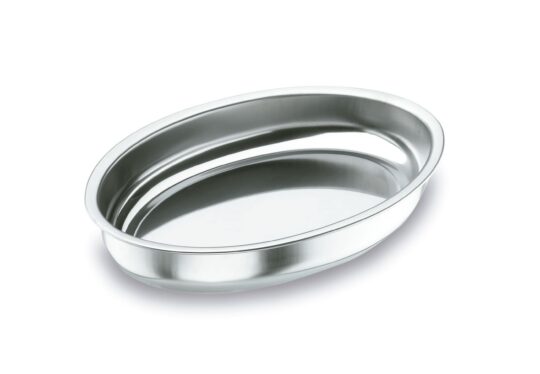 Fuente oval inox honda 40cm