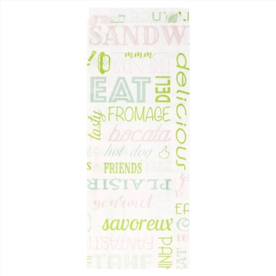 Bolsa papel bocadillo 9+4x22 500uds