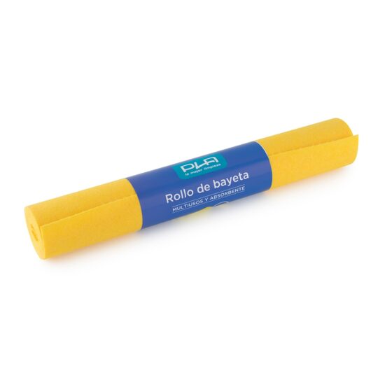 Rollo bayeta limpieza amarilla 36cm 2mts