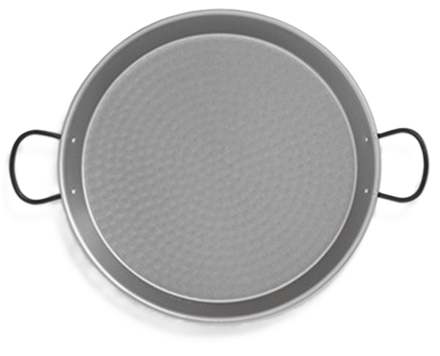 Paellera acero pulido 70cm 30/raciones