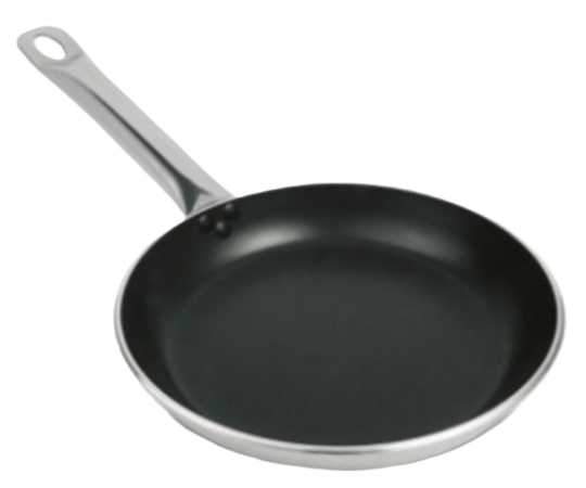 Sarten aluminio m/inox antiadherente 22 cm.