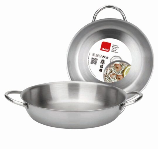 Cazuela inox c/asas 16cm