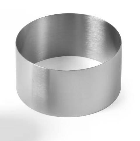 Molde aro inox redondo 9x6