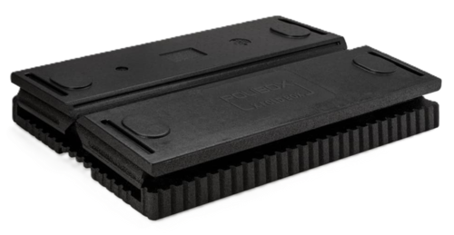 Caja termica plegada negra GN 1/1 38L 60x40x25 Lacor