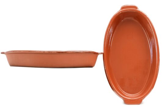 Fuente barro oval 43x26