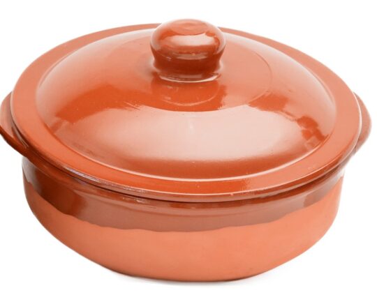 Cazuela barro c/tapa 28cm