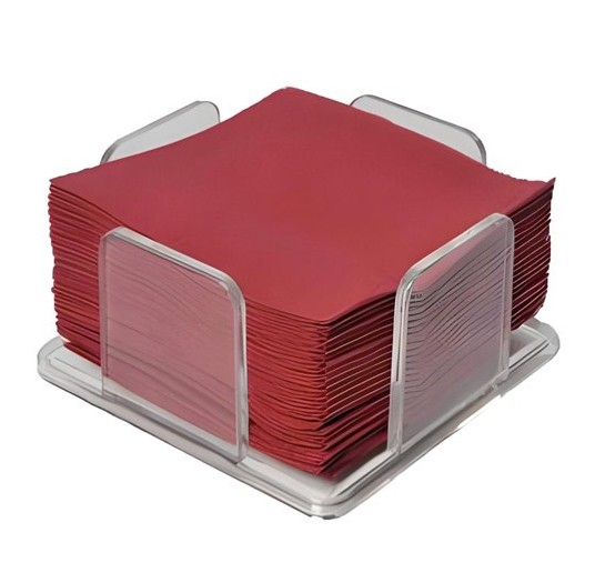 Servilletero 20x20 metacrilato 2uds