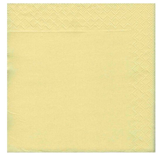 SERVILLETA PAPEL 40X40 PP CREMA 50UDS