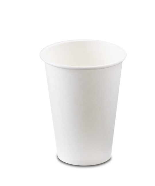PLATO CARTON COMPOSTABLE blanco 18cm 100uds