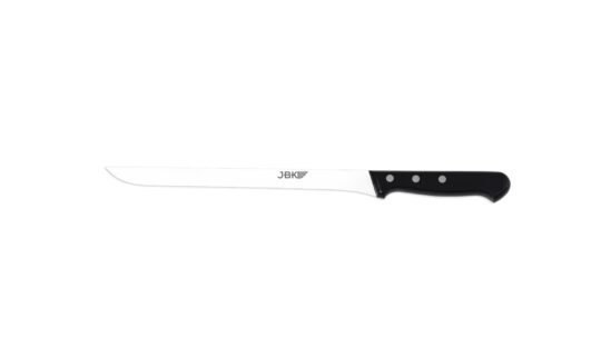 Cuchillo jamonero mango negro 25cm
