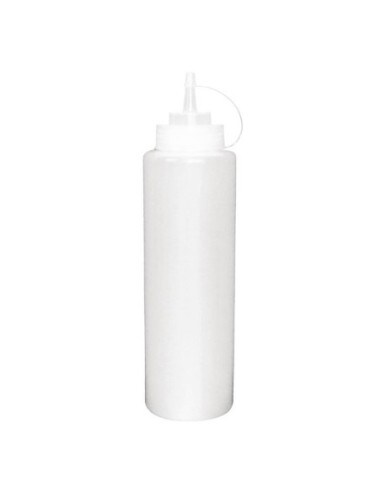 Bote salsa plastico transparente 350