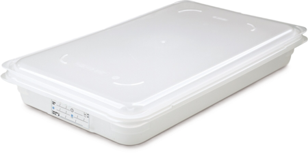 Cubeta alimentacion plastico blanca 35L 53x40x20