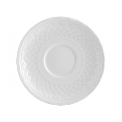Plato te Escorial blanco 18cm