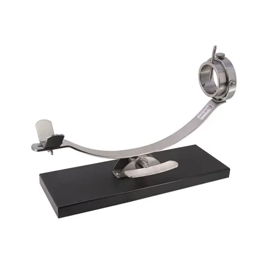 Jamonero fibra basculante+giratorio negro