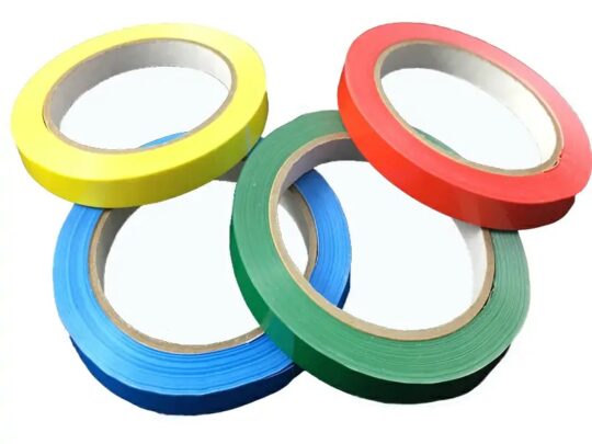 Rollo cinta adhesiva cierra bolsas 66x12