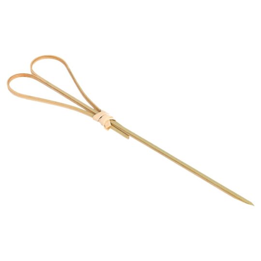 Pincho bambu corazon 12cm 100uds