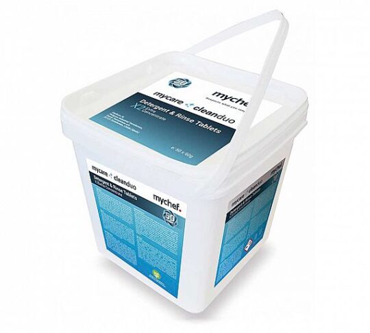 Pastillas detergente+abrillantador Mychef 50uds