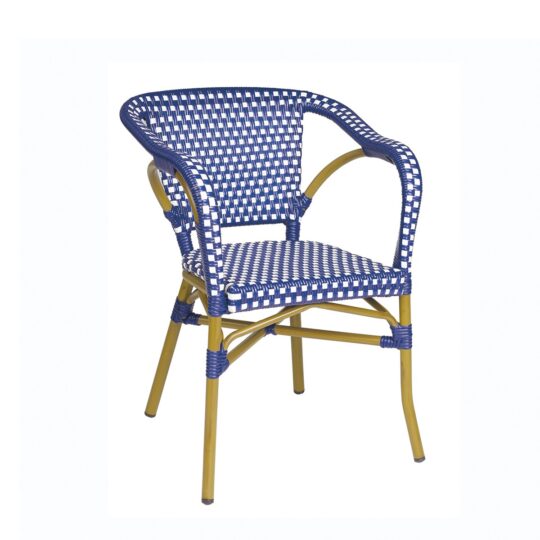 Silla bistrot con brazos Paris