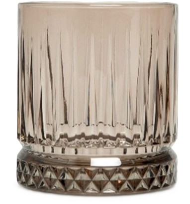 Vaso vidrio bajo Elyssia fume 35.5 cc. 4 ud.