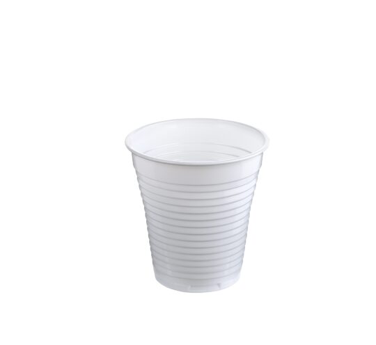 VASO PLASTICO CAFE BLANCO 165 100UDS