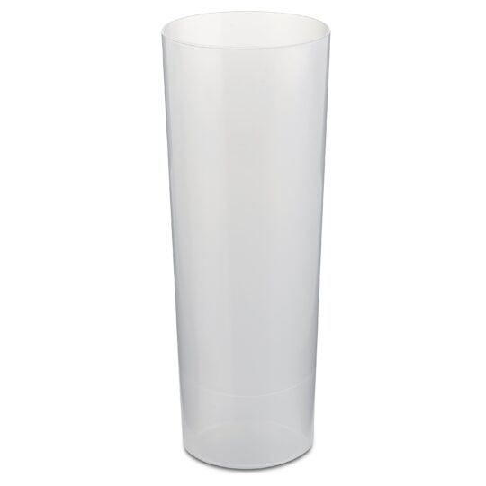 Vaso plastico tubo PP reutilizable 10uds