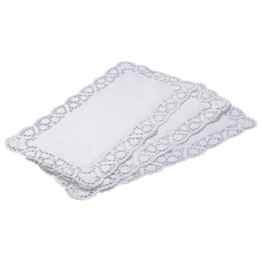 Blonda papel pasteleria rectangular 34x41 100uds