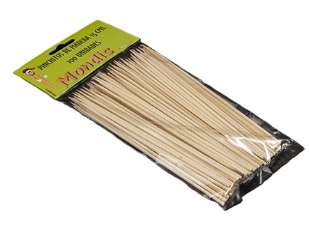 Brocheta madera 15cm 100uds