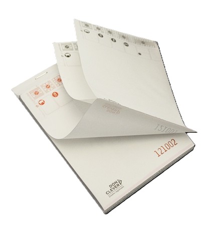 Comanda camarero triplicada 10x15 10uds