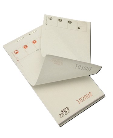 Comanda camarero duplicada mini 7,5x15 10uds