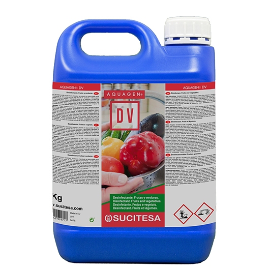 Desinfectante clorado futras/verduras 5L Aquag DV