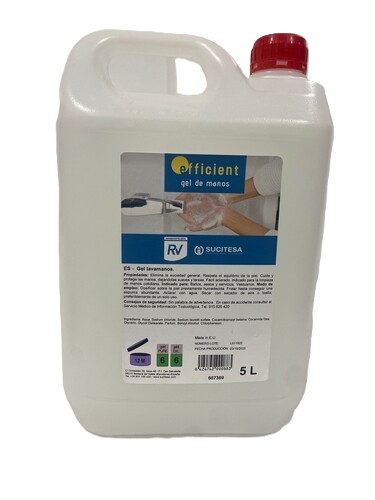 Gel manos baños 5L Efficient