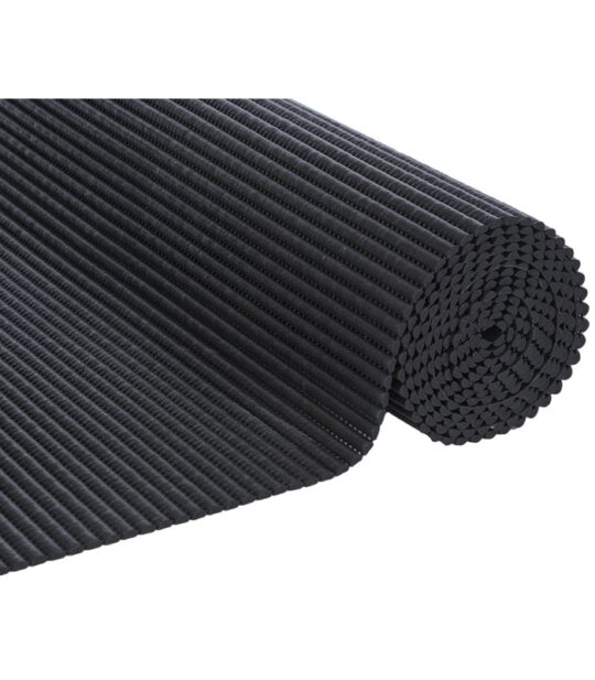 Rollo esterilla posavajillas negro 65cm 3mts