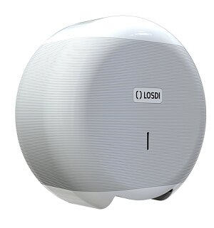 Portarrollo papel higienico ABS blanco 300mt