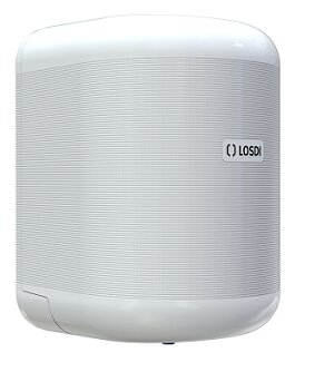 Portarrollo papel chimene ABS blanco