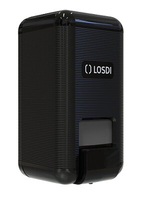 Dosificador gel manos ABS negro 900ml