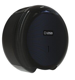 Portarrollo papel higienico ABS negro 300mt