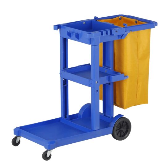 Carro limpieza pvc con bolsa azul