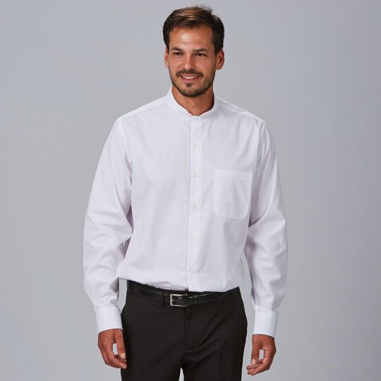 Camisa caballero mao blanca m/l T/M (42)