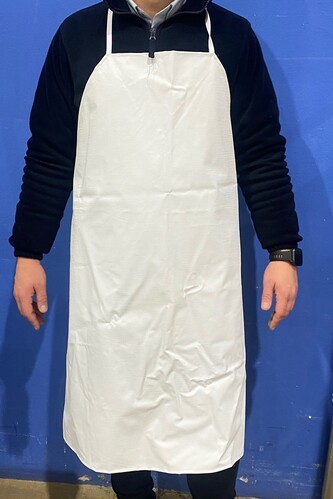 Mandil plastico ignifugo 70x90