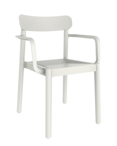 Sillon polipropileno blanco Elba