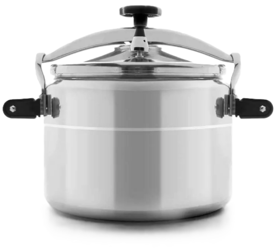 Olla presion aluminio tapa inox 33L
